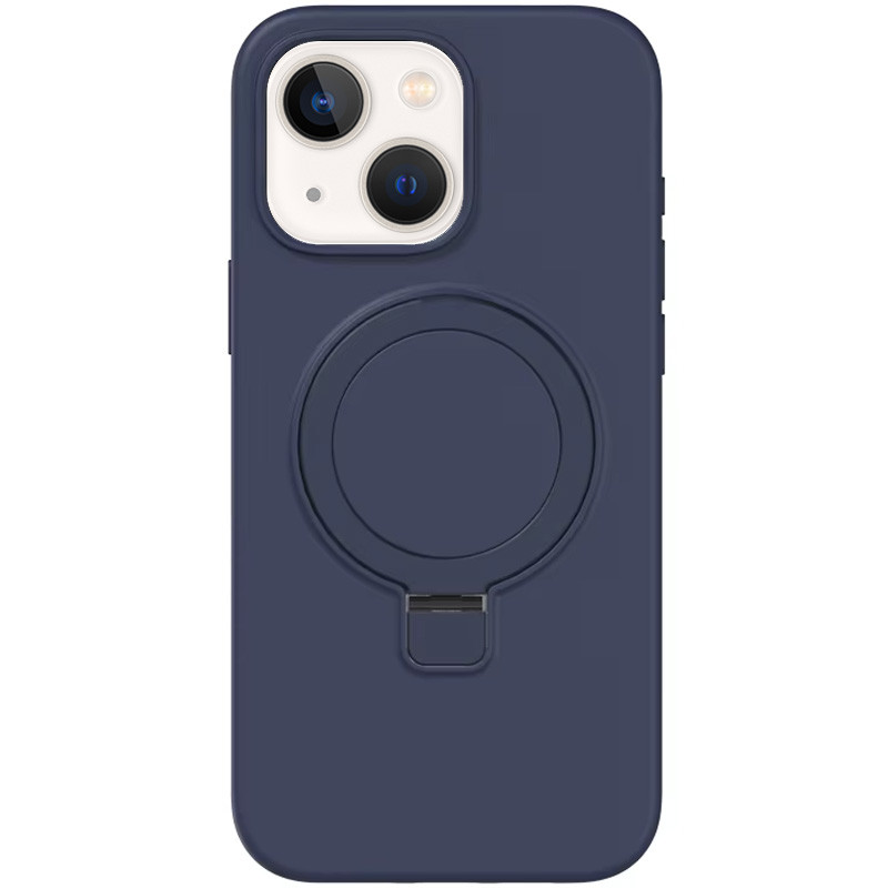 Чохол Silicone Case Full Protective NO LOGO with Ring для Apple iPhone 15 (6.1) на малюнкі №1