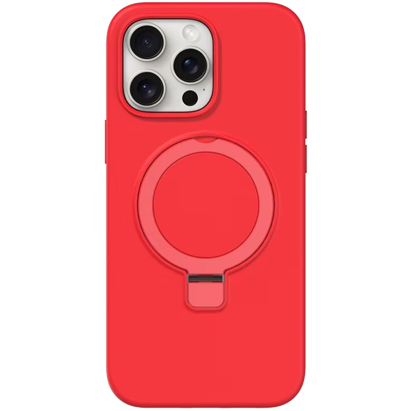 Чохол Silicone Case Full Protective NO LOGO with Ring для Apple iPhone 15 Pro (6.1) на малюнкі №1