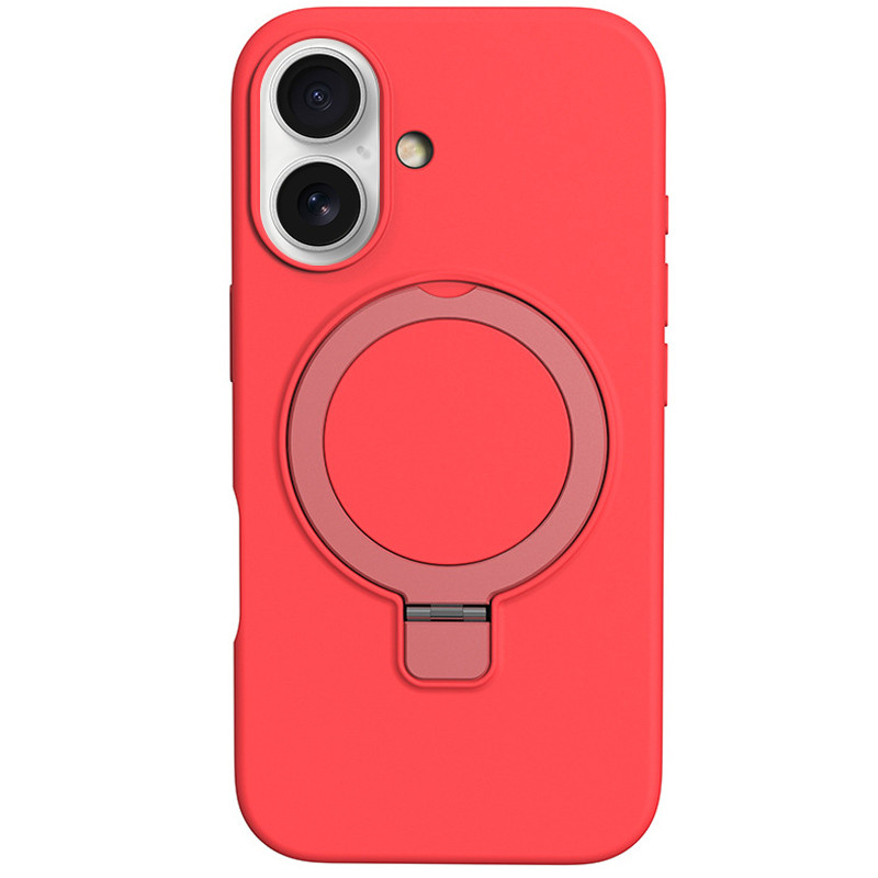 Чехол Silicone Case Full Protective NO LOGO with Ring для Apple iPhone 16 (6.1) на картинке №1