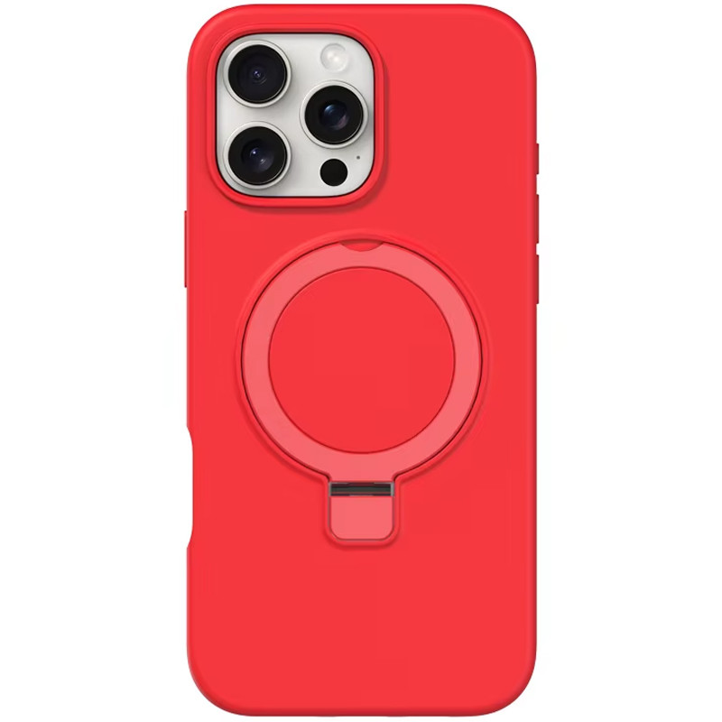 Чехол Silicone Case Full Protective NO LOGO with Ring для Apple iPhone 16 Pro (6.3) на картинке №1