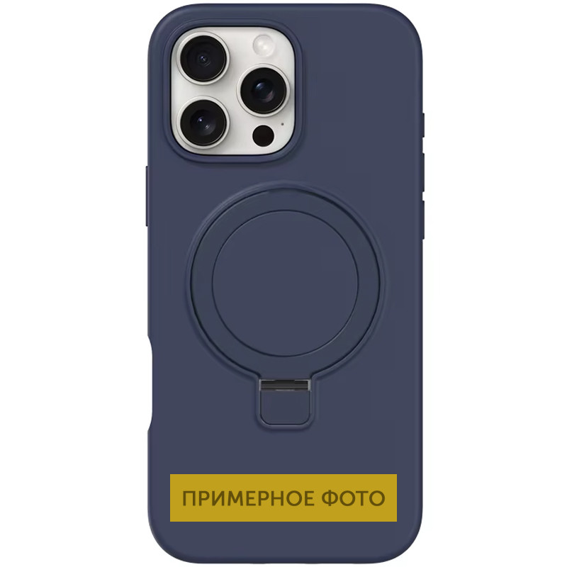 Чехол Silicone Case Full Protective NO LOGO with Ring для Apple iPhone 16e (6.1) на картинке №1
