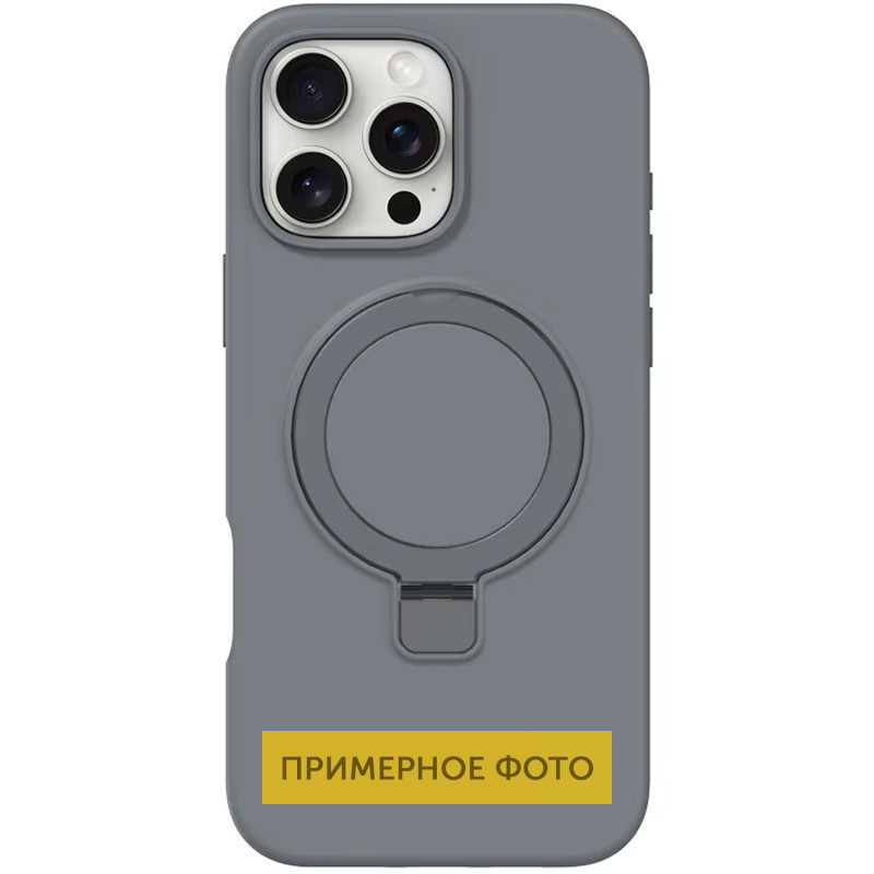 Чехол Silicone Case Full Protective NO LOGO with Ring для Apple iPhone 16e (6.1) на картинке №1