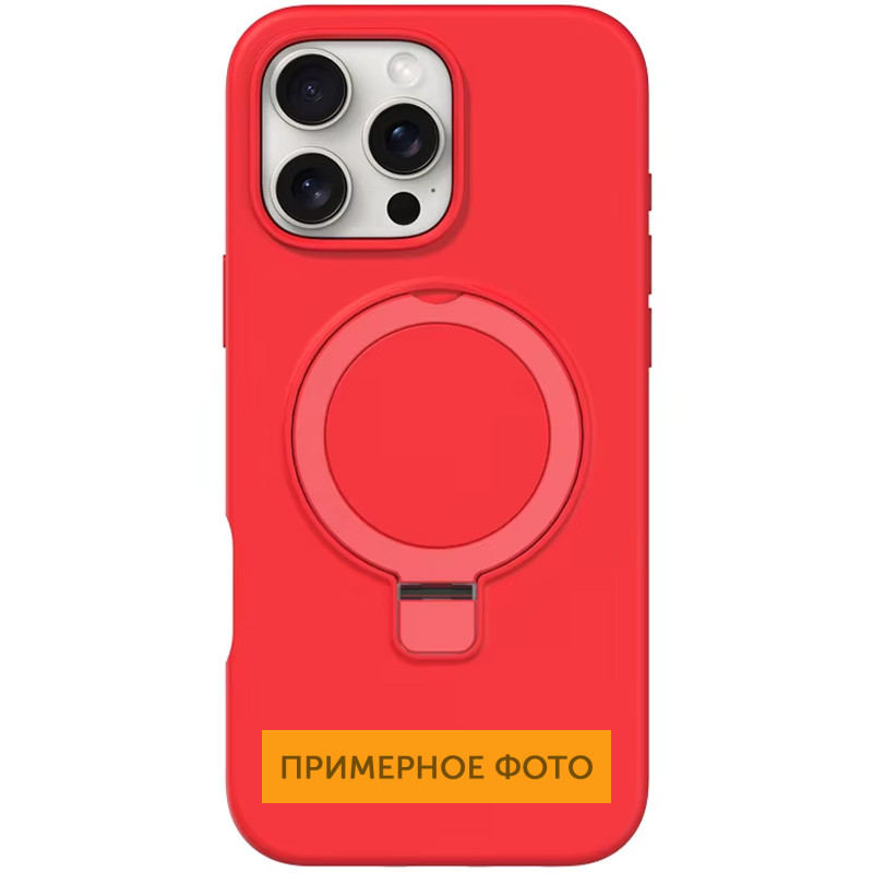Чехол Silicone Case Full Protective NO LOGO with Ring для Apple iPhone 16e (6.1) на картинке №1