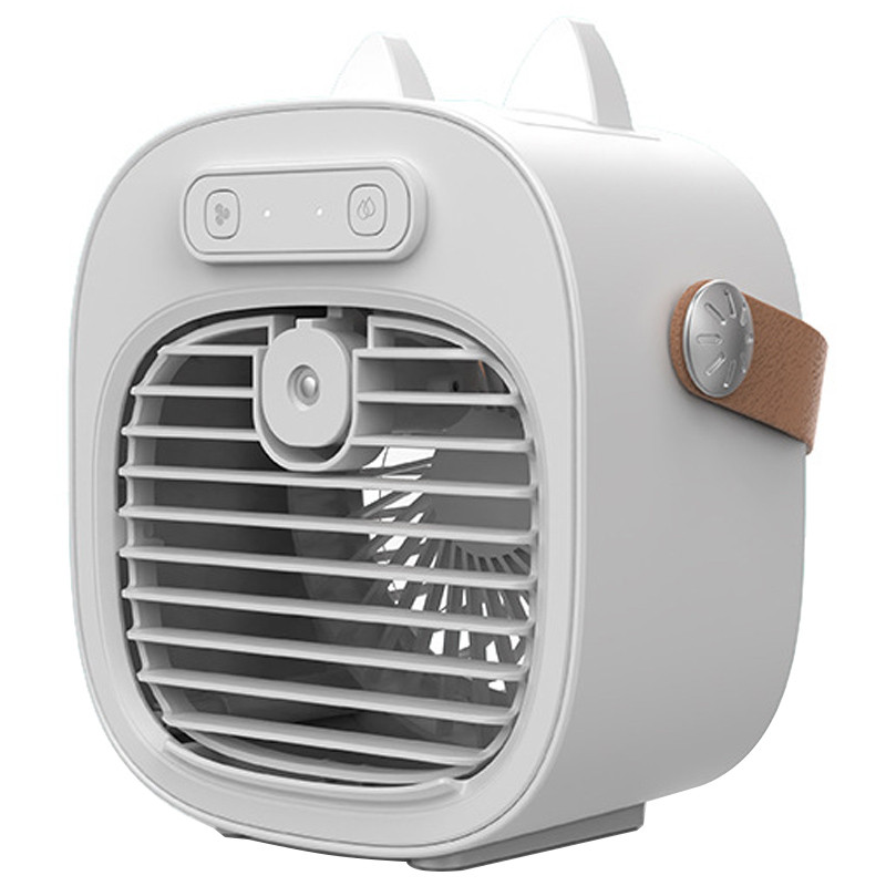 Настільний вентилятор F12 з підставкою для телефону і водяним охолодженням 4000mAh на малюнкі №1