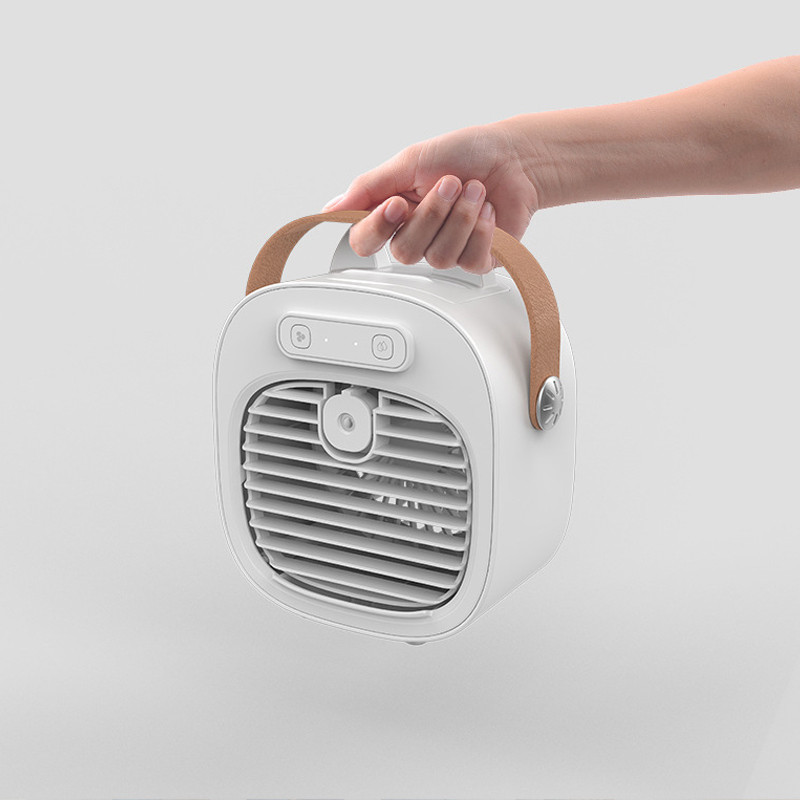 Настільний вентилятор F12 з підставкою для телефону і водяним охолодженням 4000mAh на малюнкі №3