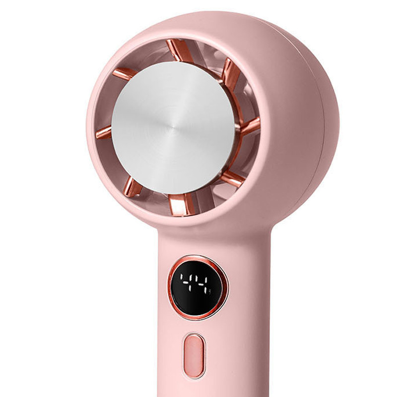 Портативный вентилятор YL007 with Display с подставкой для телефона 2000mAh на картинке №2