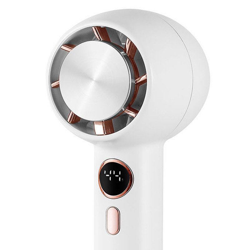 Портативный вентилятор YL007 with Display с подставкой для телефона 2000mAh на картинке №2