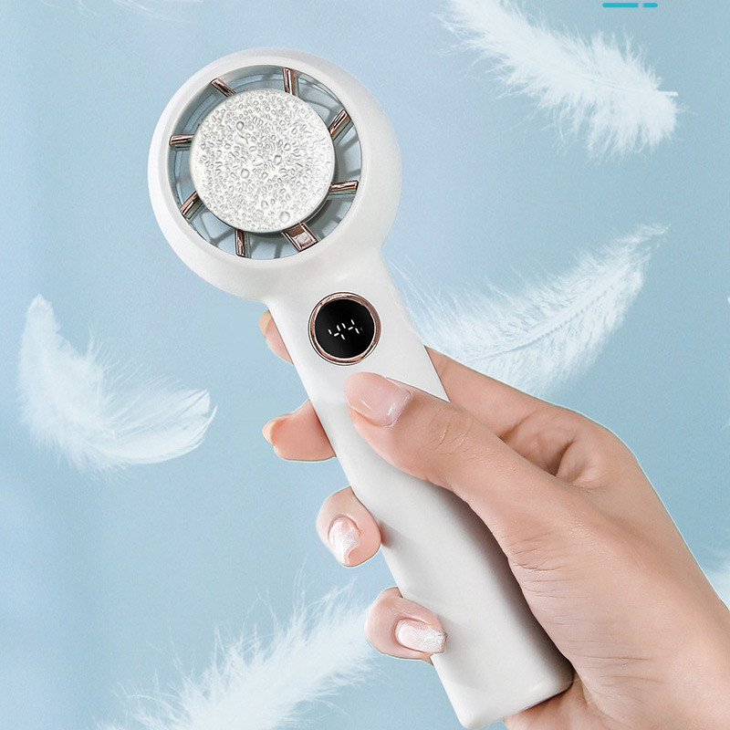 Портативный вентилятор YL007 with Display с подставкой для телефона 2000mAh на картинке №6