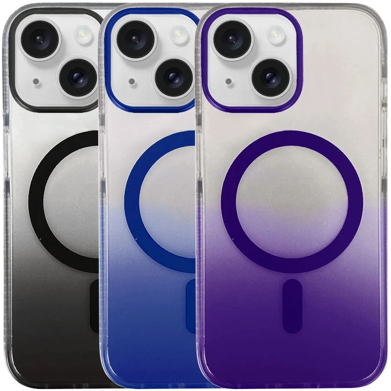 Чехол TPU+PC Phantom with Magnetic Fit для Apple iPhone 13 / 14 (6.1"), TPU+PC, купить оптом с доставкой