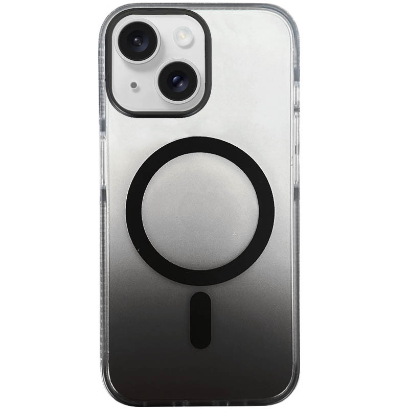 Градієнтний прозорий чохол Phantom with MagSafe для Apple iPhone 13 (6.1) | TPU+PC на малюнкі №1