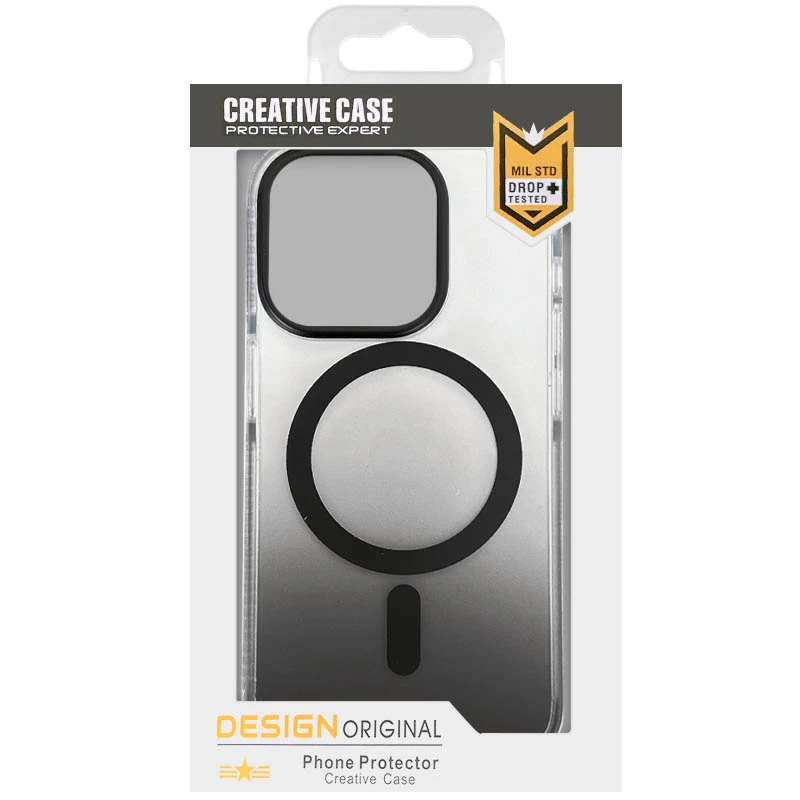 Чехол TPU+PC Phantom with Magnetic Fit для Apple iPhone 13 / 14 (6.1"), Black 2, TPU+PC, купить оптом с доставкой