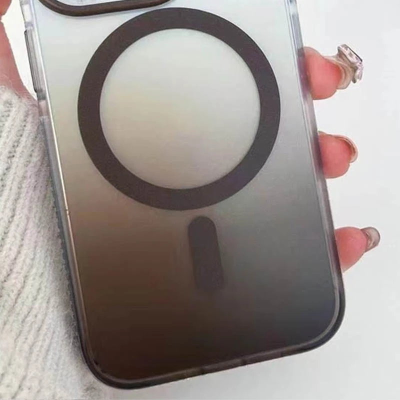 Чехол TPU+PC Phantom with Magnetic Fit для Apple iPhone 13 / 14 (6.1"), Grey 1, TPU+PC, купить оптом с доставкой