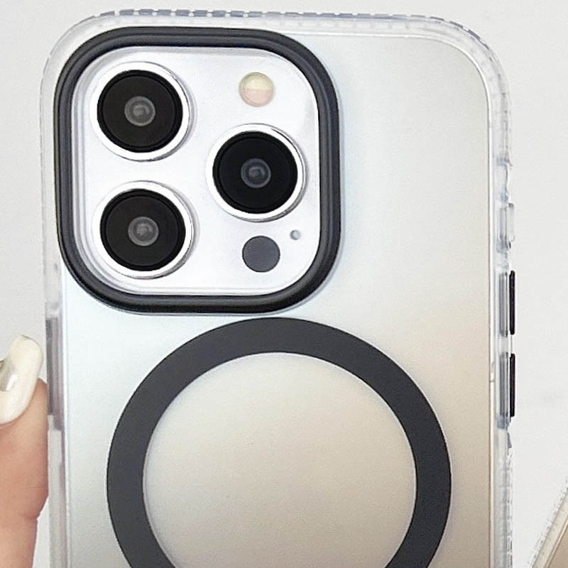 Градієнтний прозорий чохол Phantom with MagSafe для Apple iPhone 15 Pro (6.1) | TPU+PC на малюнкі №3