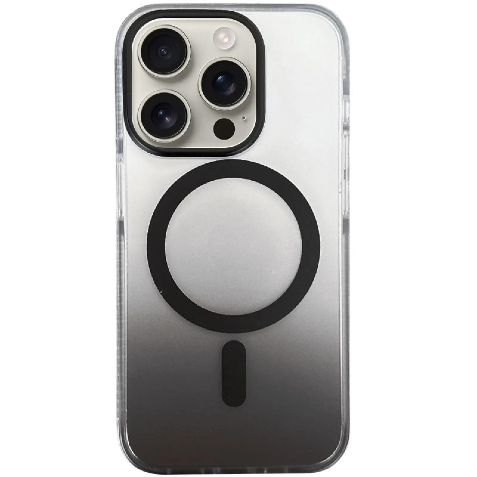 Чехол TPU+PC Phantom with MagSafe для Apple iPhone 15 Pro Max (6.7"), Black, TPU+PC, купить оптом с доставкой