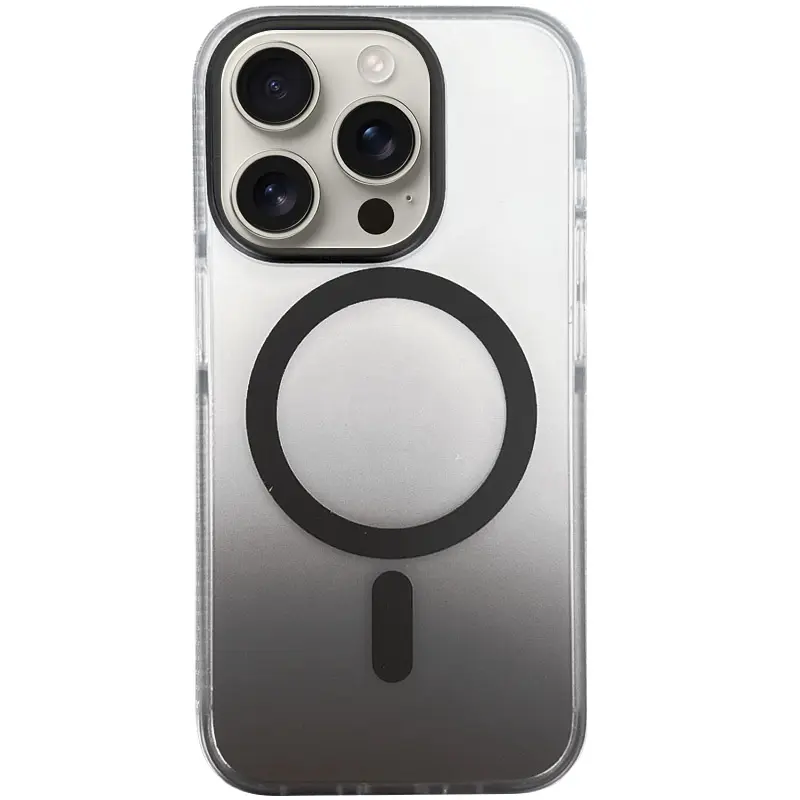 Чехол TPU+PC Phantom with Magnetic Fit для Apple iPhone 15 Pro Max (6.7"), Grey, TPU+PC, купить оптом с доставкой