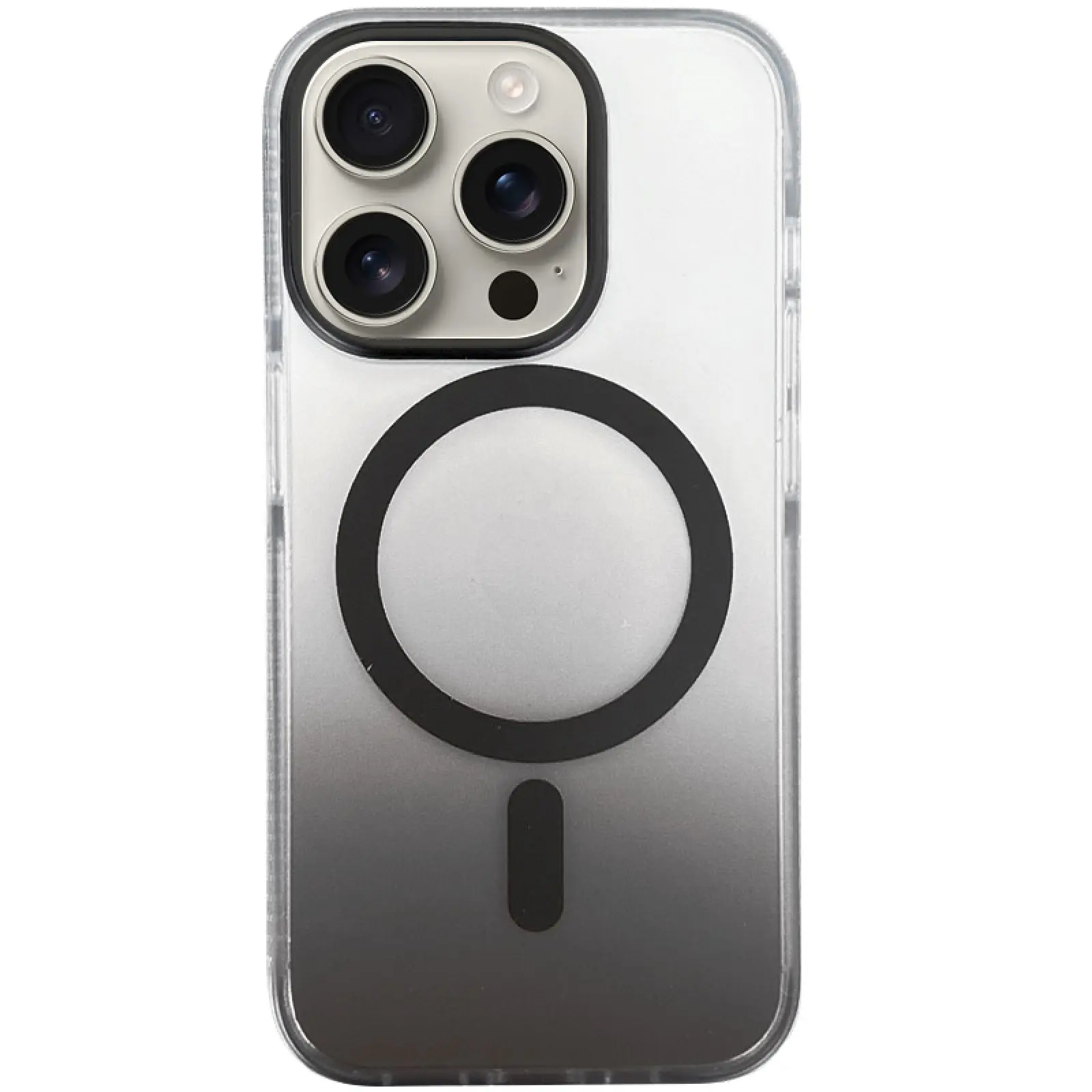 Чехол TPU+PC Phantom with Magnetic Fit для Apple iPhone 15 Pro Max (6.7"), Grey, TPU+PC, купить оптом с доставкой