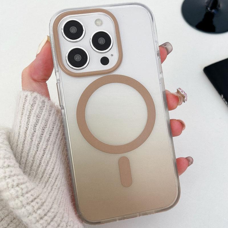 Градієнтний прозорий чохол Phantom with MagSafe для Apple iPhone 15 Pro Max (6.7) | TPU+PC Фотографія №2 Градієнтний прозорий чохол Phantom with MagSafe для Apple iPhone 15 Pro Max (6.7) | TPU+PC на малюнкі №2