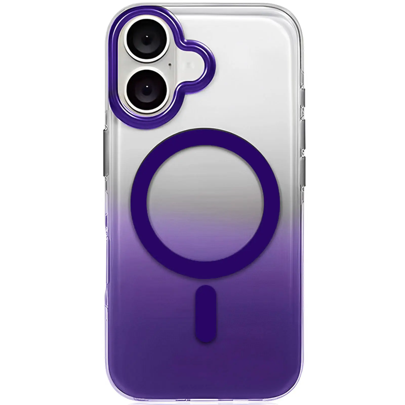 Чехол TPU+PC Phantom with MagSafe для Apple iPhone 16 (6.1"), Purple, TPU+PC, купить оптом с доставкой