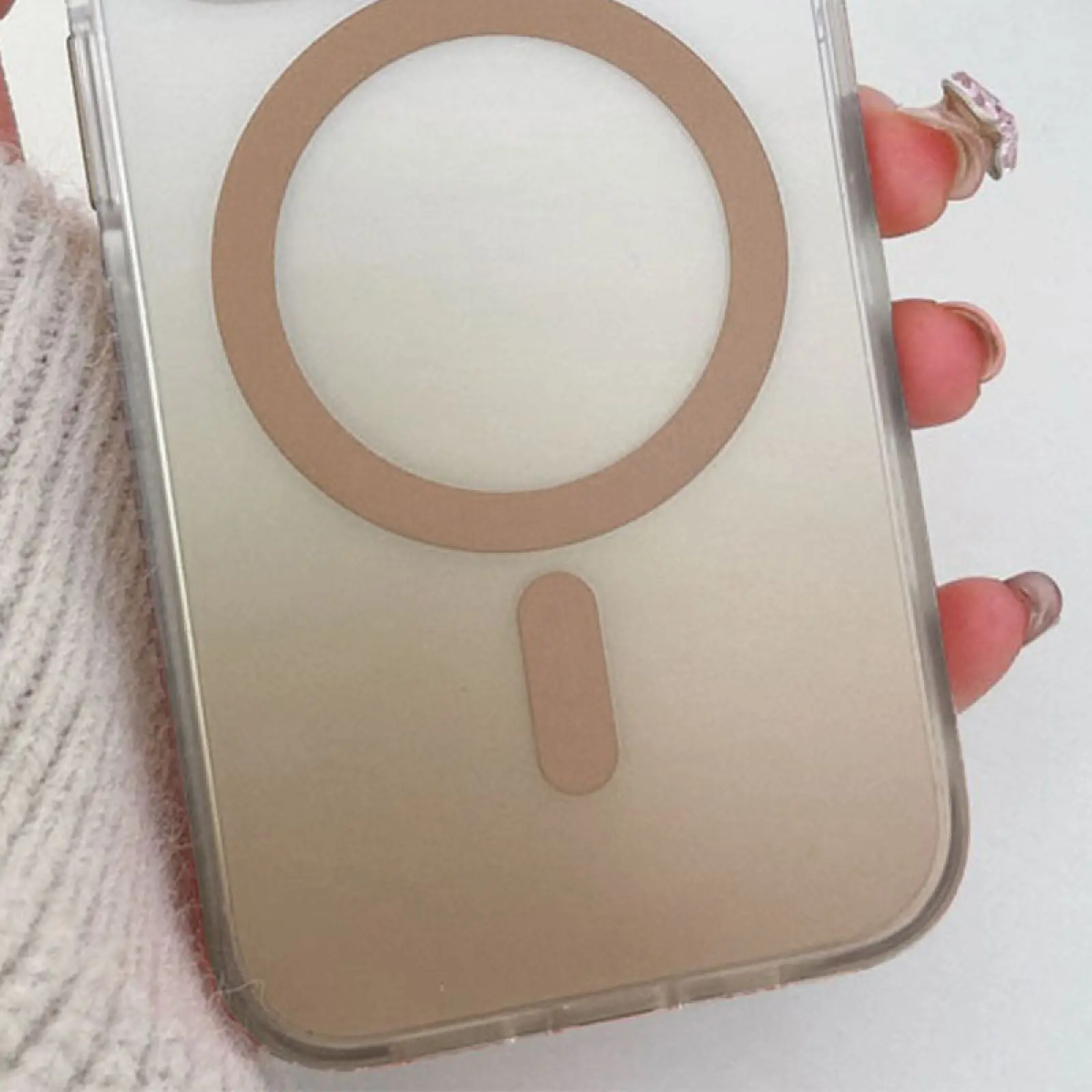 Чехол TPU+PC Phantom with MagSafe для Apple iPhone 16 (6.1"), Golden 1, TPU+PC, купить оптом с доставкой