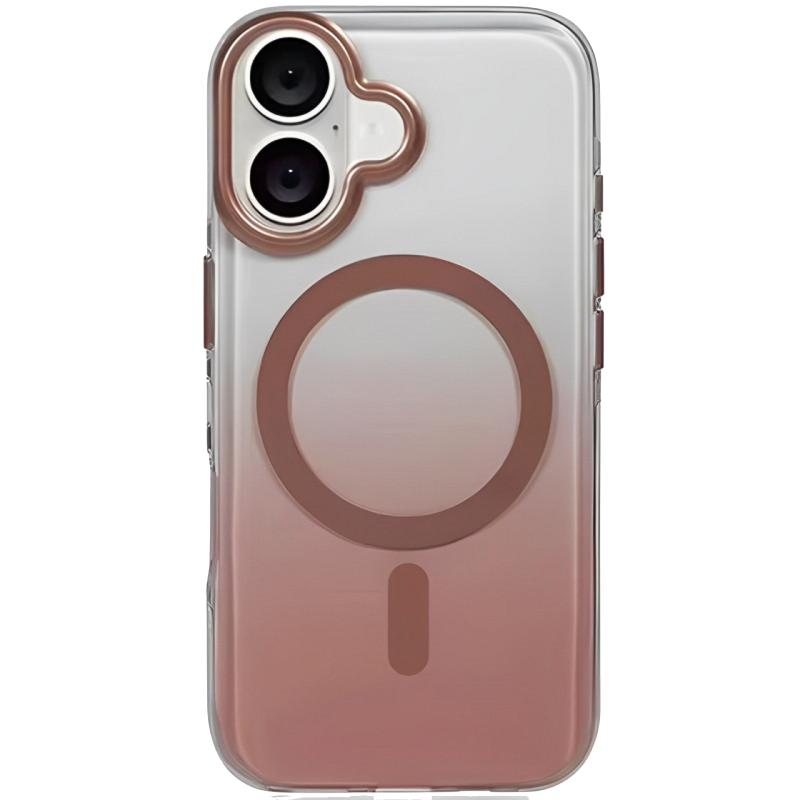 Градиентный прозрачный чехол Phantom with MagSafe для Apple iPhone 16 (6.1) | TPU+PC Фото 1 Градиентный прозрачный чехол Phantom with MagSafe для Apple iPhone 16 (6.1) | TPU+PC на картинке №1