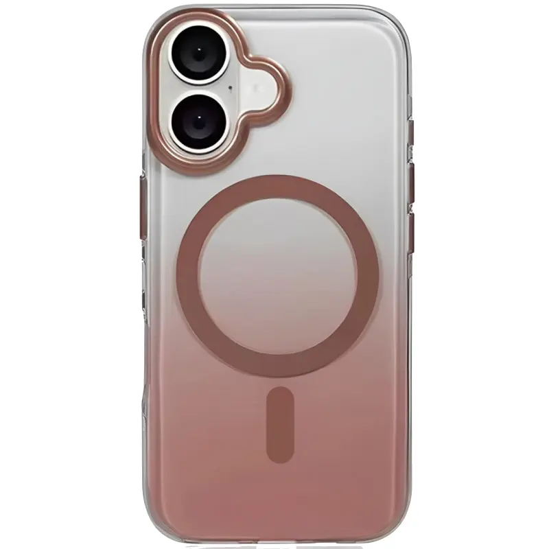 Чехол TPU+PC Phantom with Magnetic Fit для Apple iPhone 16 (6.1"), Rose Gold, TPU+PC, купить оптом с доставкой