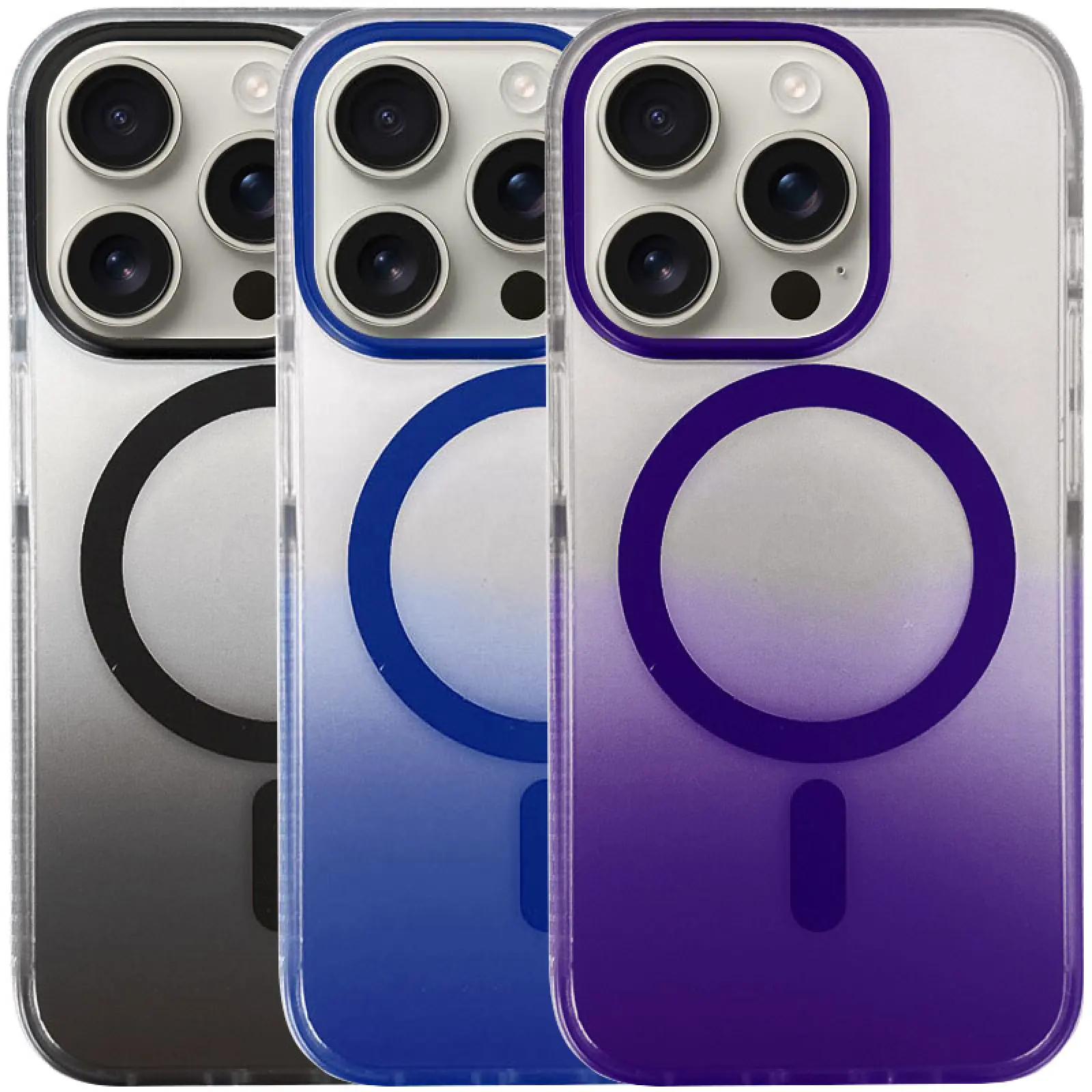 Чехол TPU+PC Phantom with MagSafe для Apple iPhone 16 Pro Max (6.9"), TPU+PC, купить оптом с доставкой