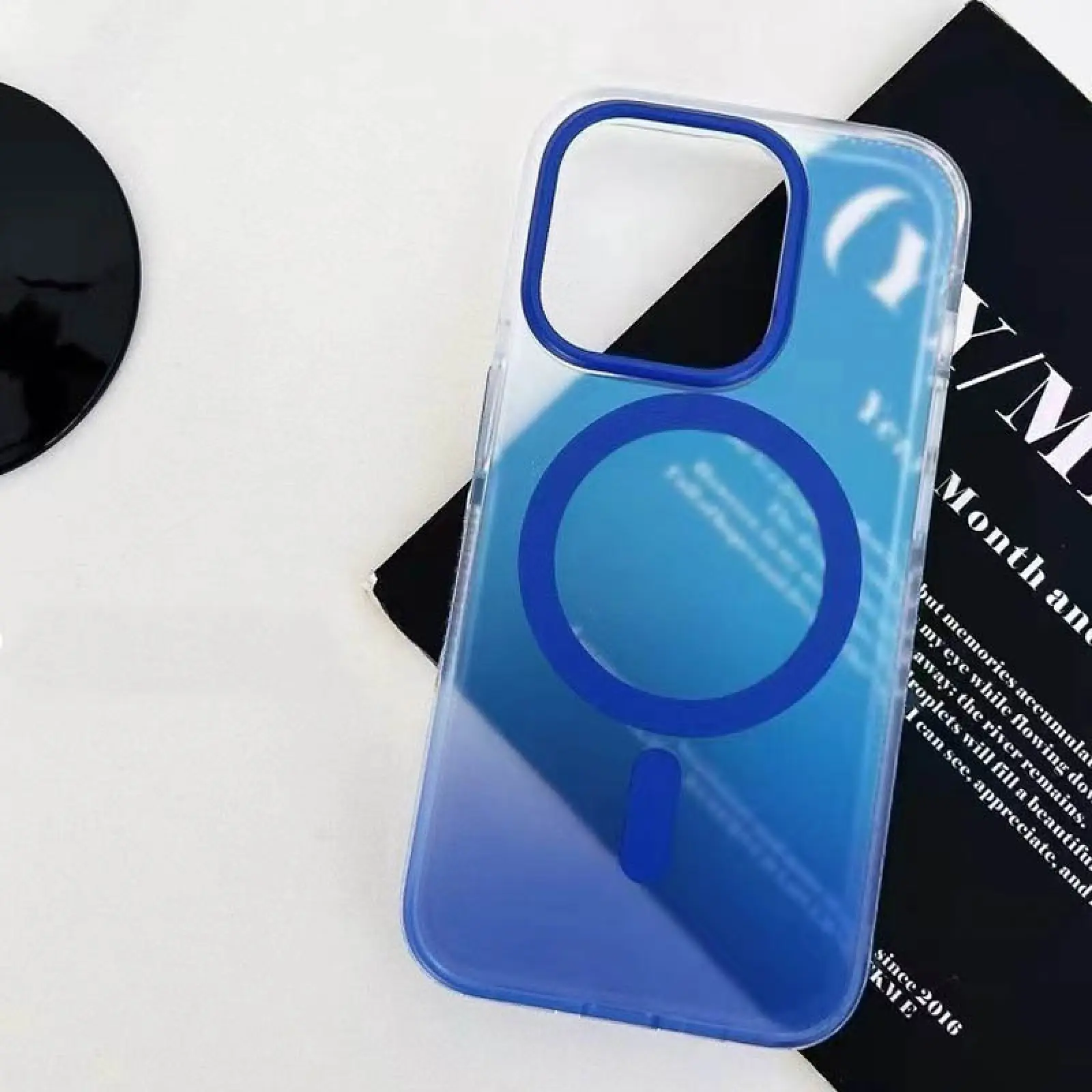 Чехол TPU+PC Phantom with MagSafe для Apple iPhone 16 Pro Max (6.9"), Blue 2, TPU+PC, купить оптом с доставкой