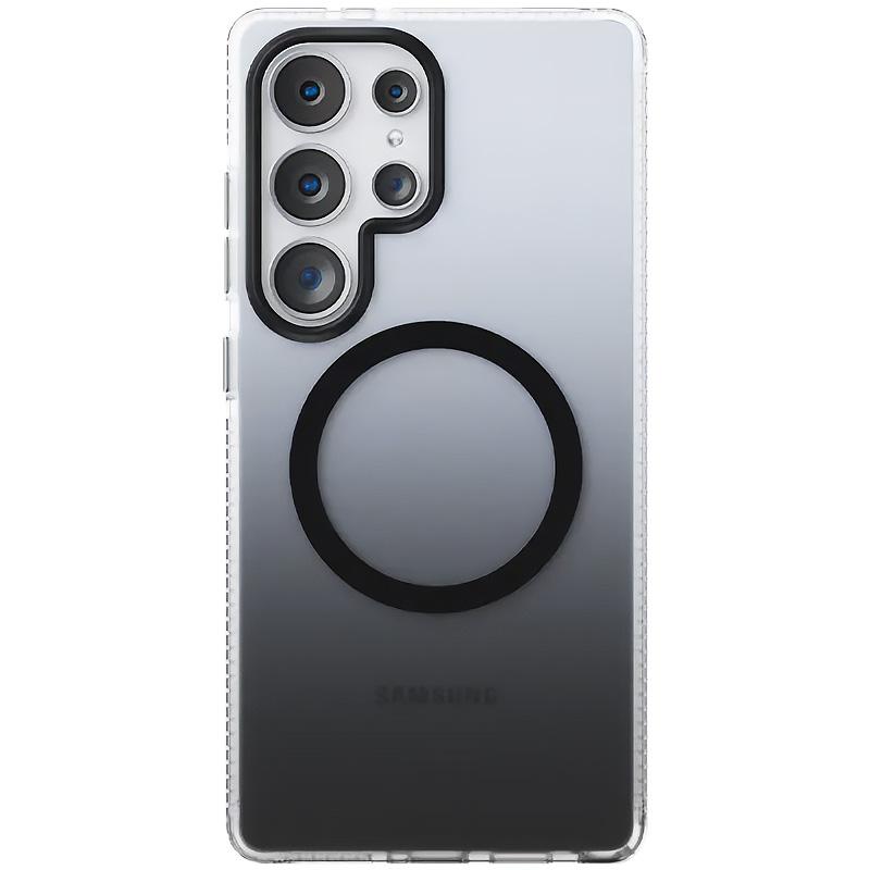 Градієнтний прозорий чохол Phantom with MagSafe для Samsung Galaxy S25 Ultra | TPU+PC на малюнкі №1