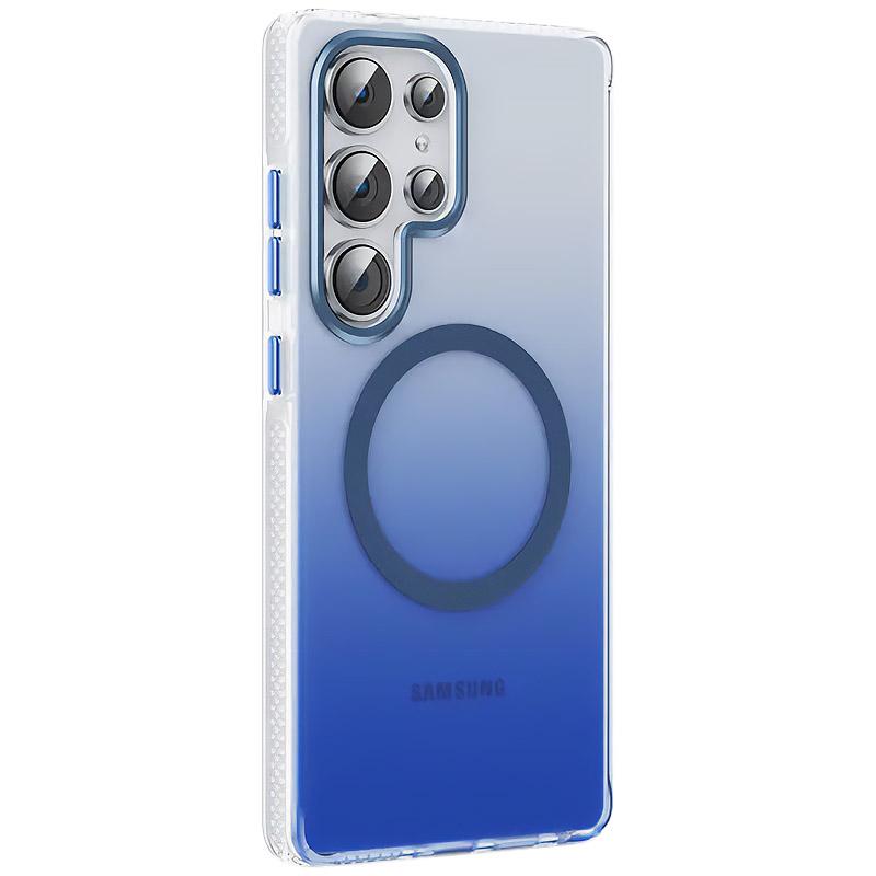 Градієнтний прозорий чохол Phantom with MagSafe для Samsung Galaxy S25 Ultra | TPU+PC на малюнкі №2