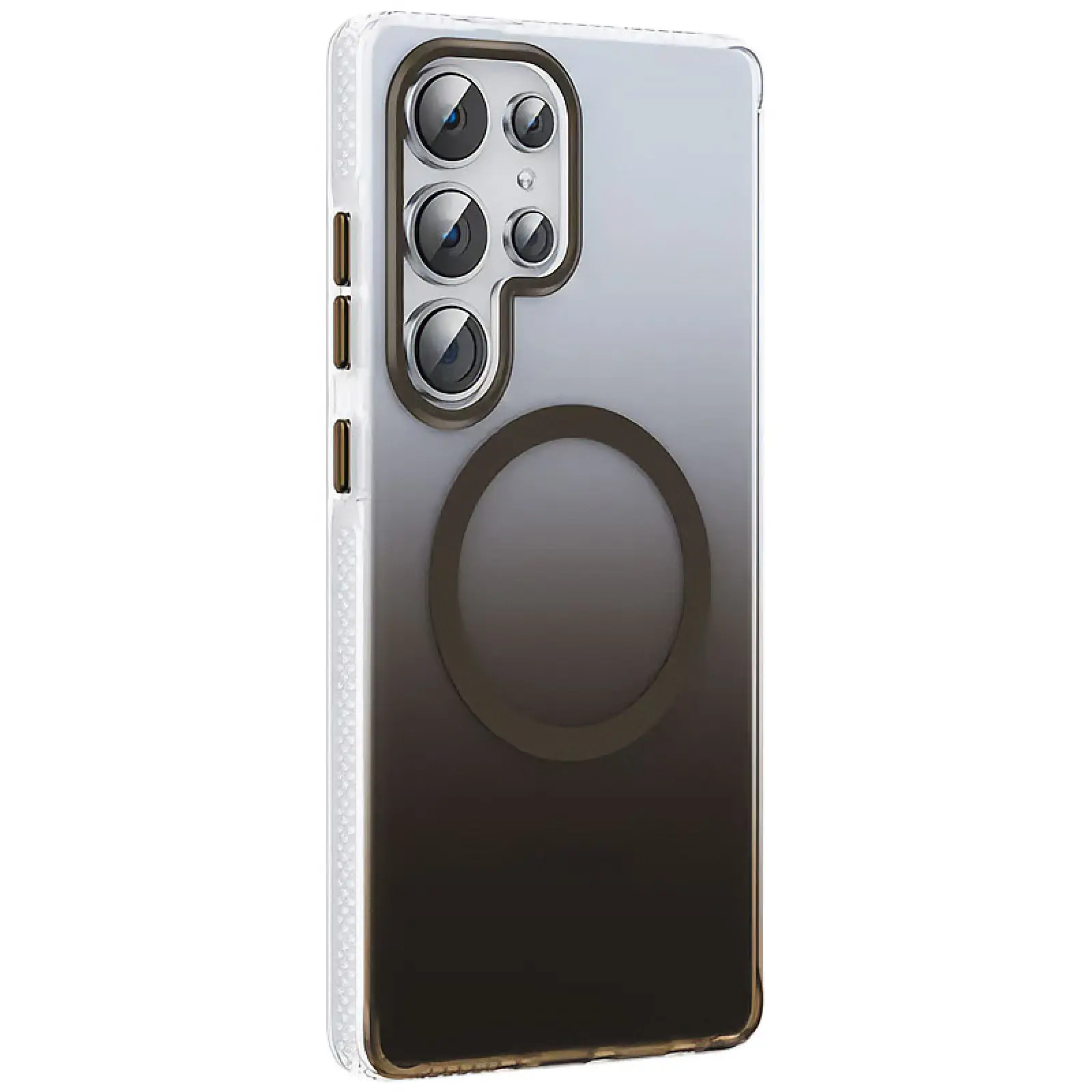 Чехол TPU+PC Phantom with MagSafe для Samsung Galaxy S25 Ultra, Grey 1, TPU+PC, купить оптом с доставкой