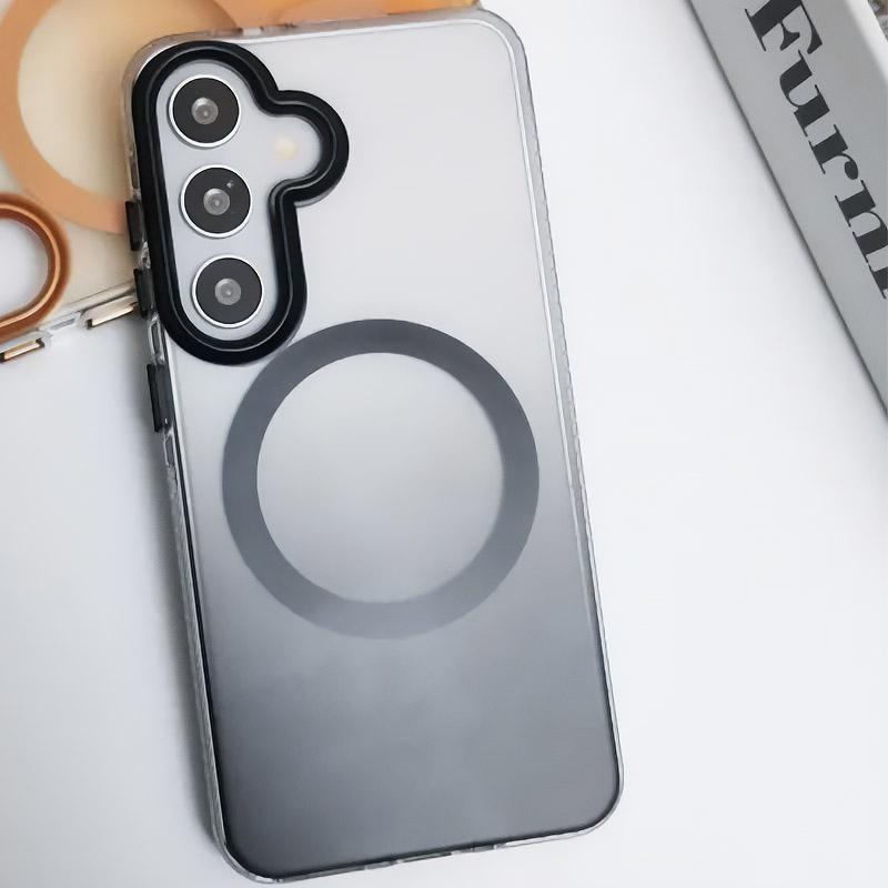 Градієнтний прозорий чохол Phantom with MagSafe для Samsung Galaxy S25+ | TPU+PC на малюнкі №4