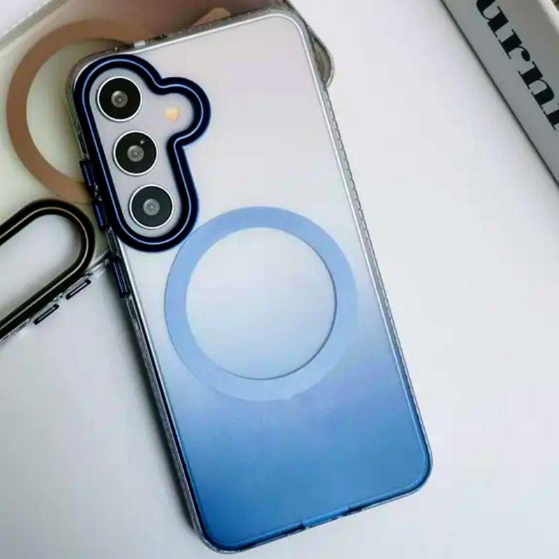 Градієнтний прозорий чохол Phantom with MagSafe для Samsung Galaxy S25+ | TPU+PC на малюнкі №3