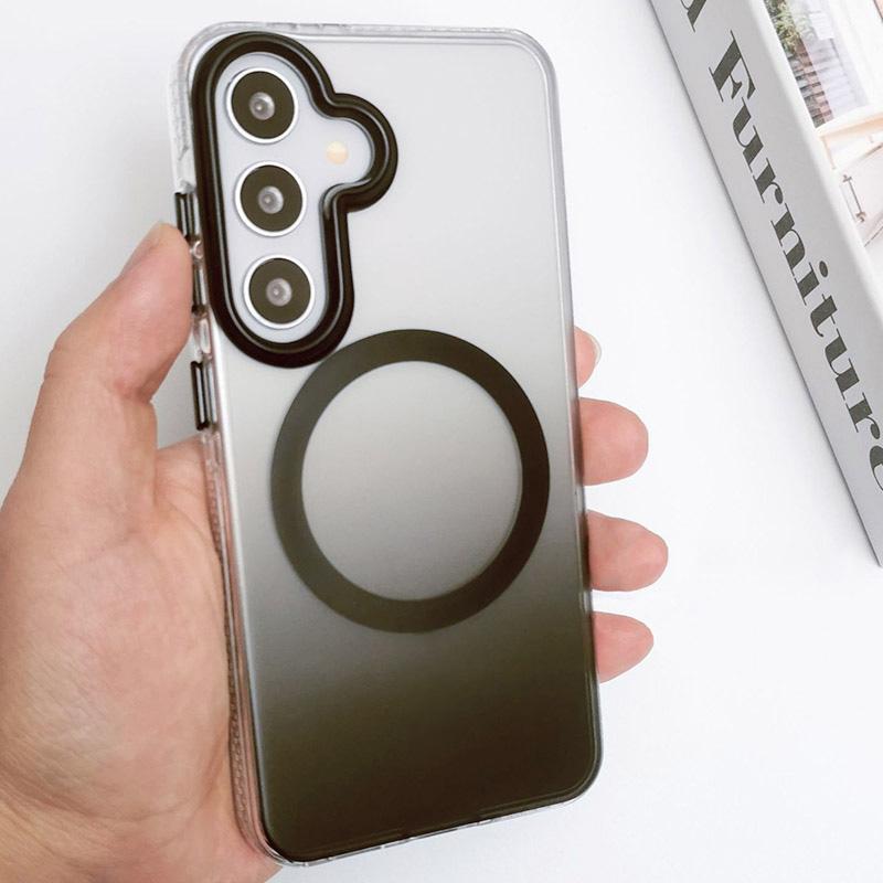 Градієнтний прозорий чохол Phantom with MagSafe для Samsung Galaxy S25+ | TPU+PC на малюнкі №3