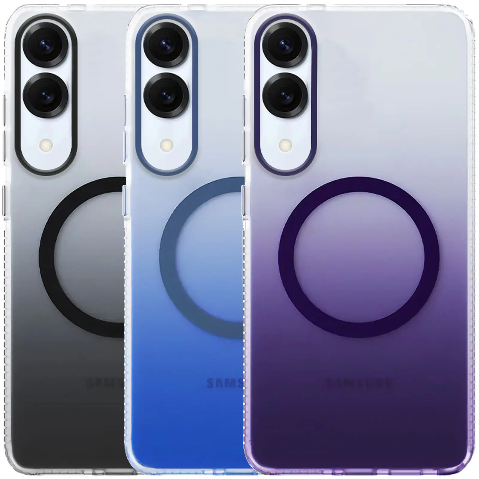 Чехол TPU+PC Phantom with Magnetic Fit для Samsung Galaxy S25 Edge, TPU+PC, купить оптом с доставкой