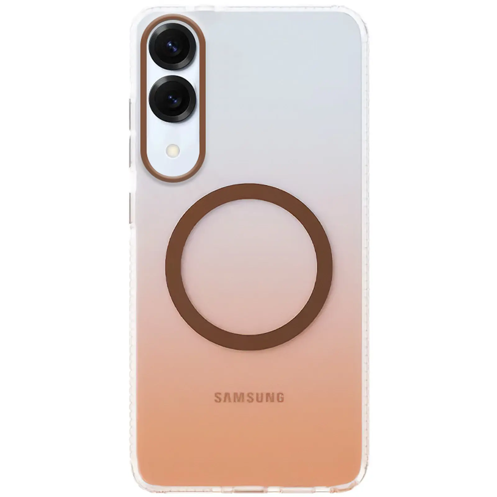 Чехол TPU+PC Phantom with Magnetic Fit для Samsung Galaxy S25 Edge, Rose Gold, TPU+PC, купить оптом с доставкой