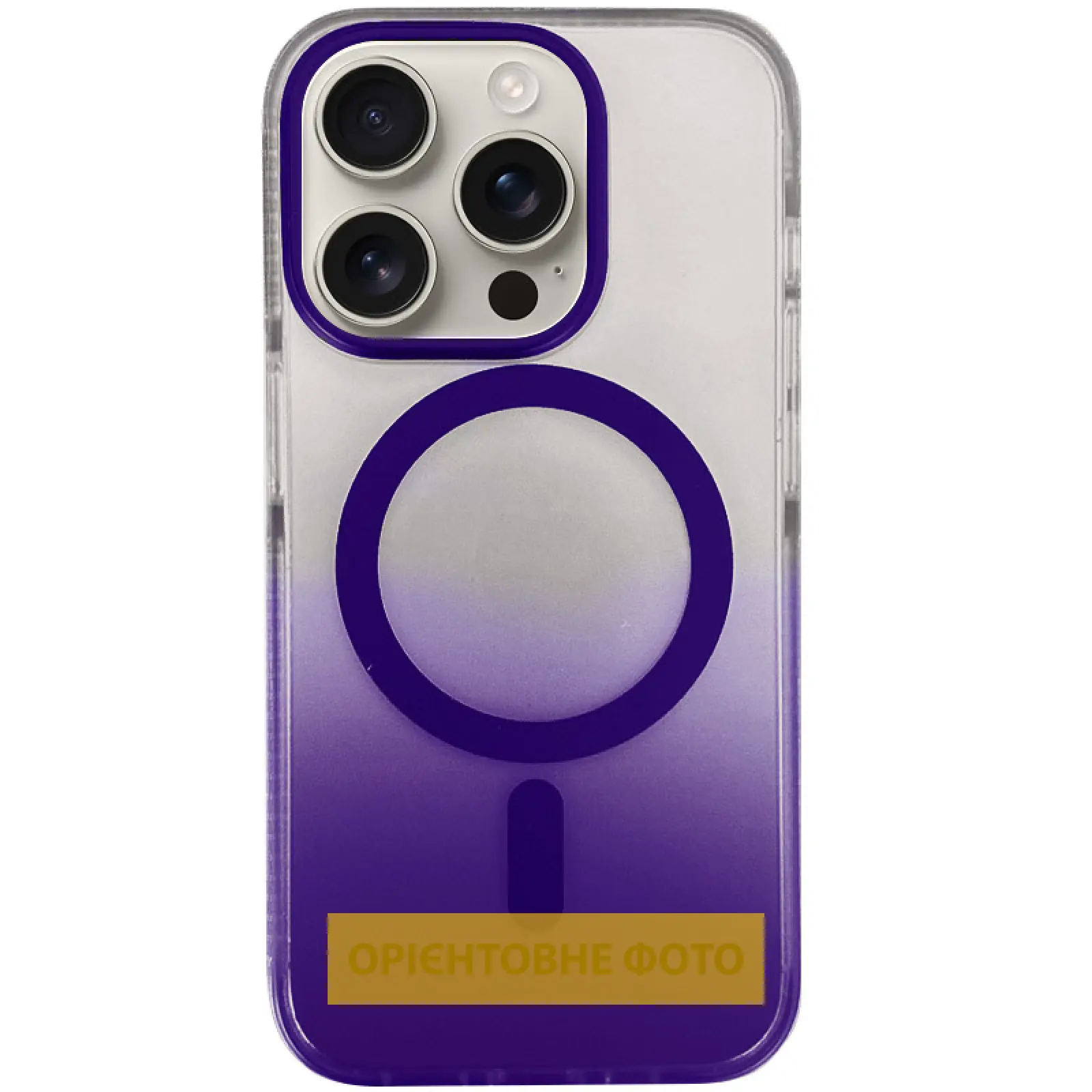 Чехол TPU+PC Phantom with MagSafe для Apple iPhone 17 Pro (6.3"), Purple, TPU+PC, купить оптом с доставкой