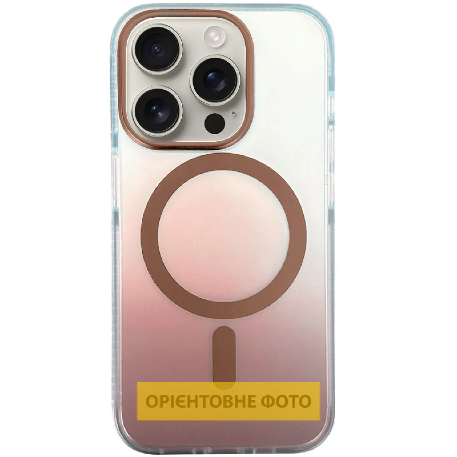 Чехол TPU+PC Phantom with MagSafe для Apple iPhone 17 Air (6.5"), Rose Gold, TPU+PC, купить оптом с доставкой