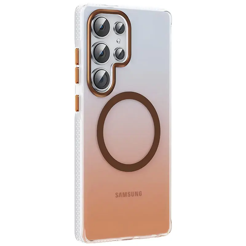 Чехол TPU+PC Phantom with Magnetic Fit для Samsung Galaxy S26 Ultra, Rose Gold, TPU+PC, купить оптом с доставкой