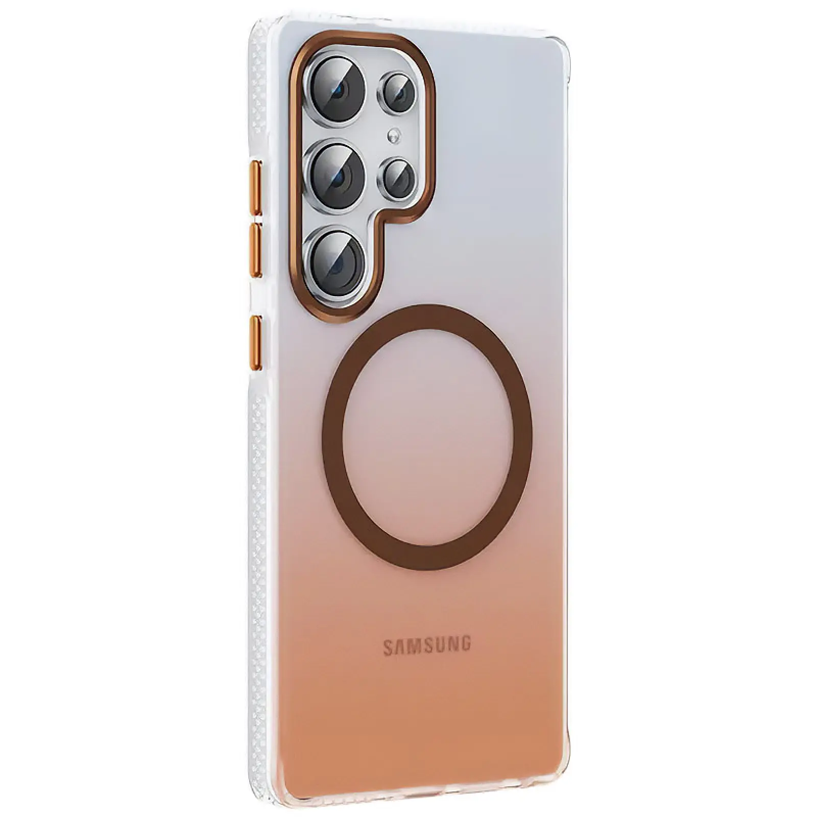 Чехол TPU+PC Phantom with Magnetic Fit для Samsung Galaxy S26 Ultra, Rose Gold, TPU+PC, купить оптом с доставкой