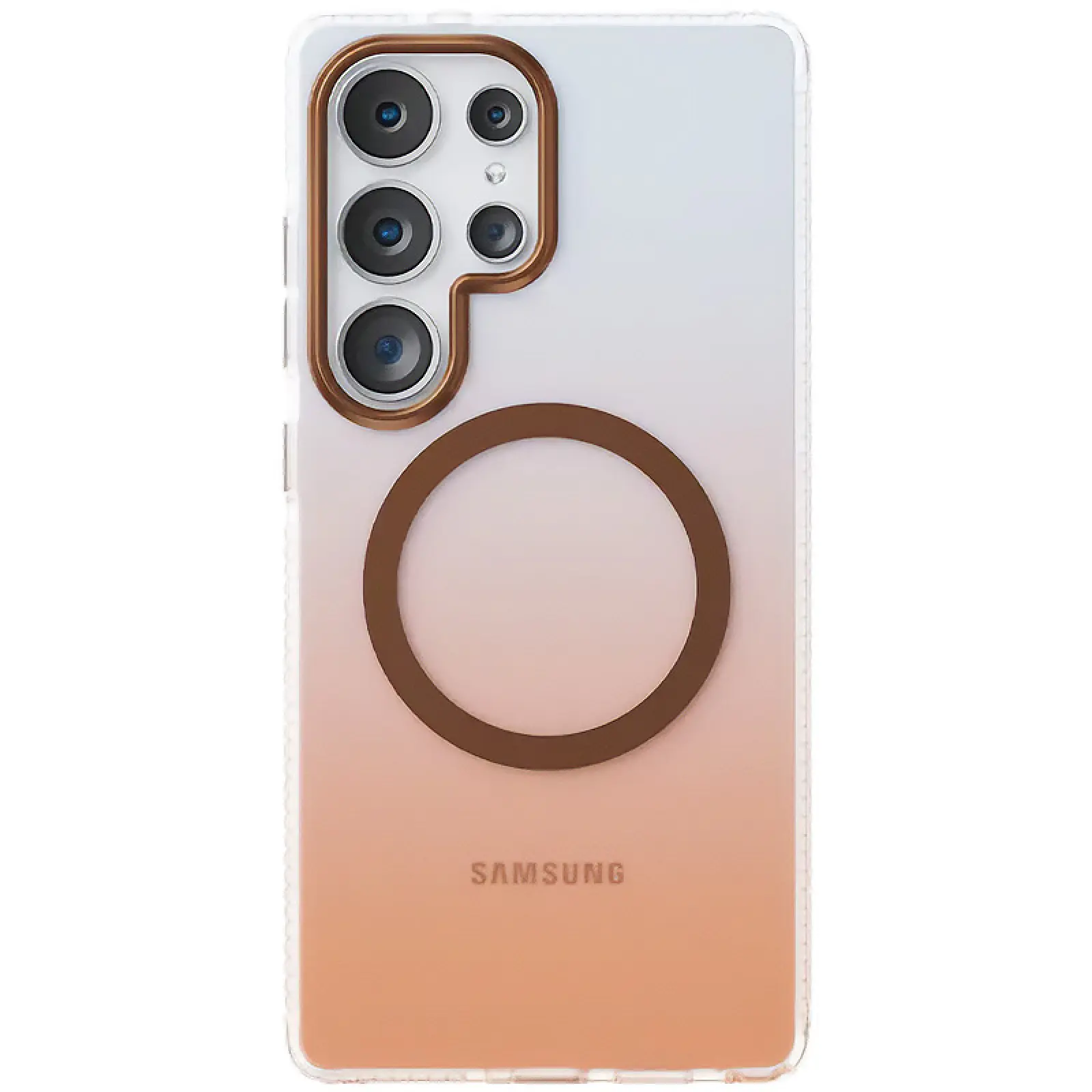 Чехол TPU+PC Phantom with Magnetic Fit для Samsung Galaxy S26 Ultra, Rose Gold 1, TPU+PC, купить оптом с доставкой