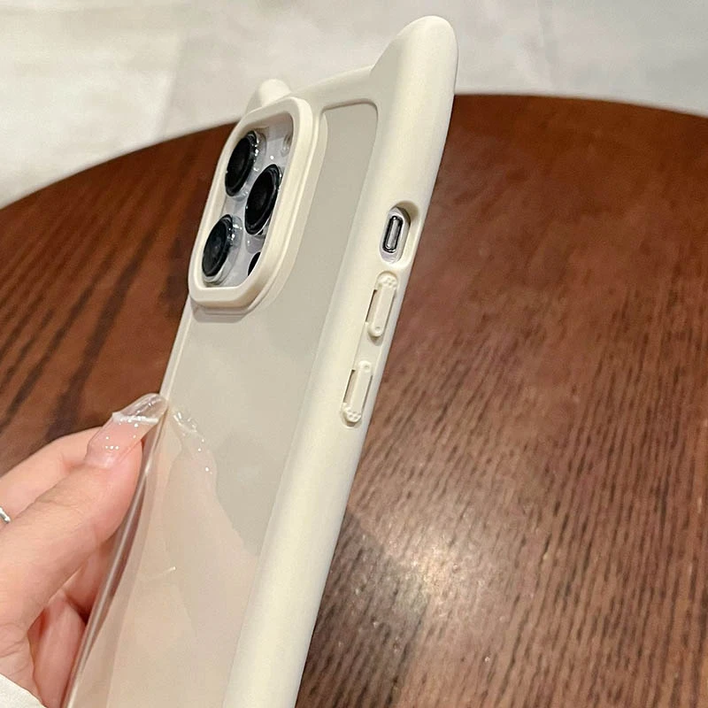Чехол TPU Cat для Apple iPhone 15 Pro (6.1"), Antique White 5, TPU, купить оптом с доставкой