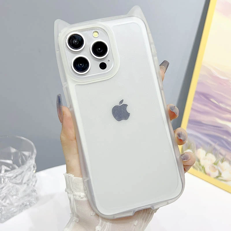 Чехол TPU Cat для Apple iPhone 15 Pro (6.1"), Transparent 5, TPU, купить оптом с доставкой
