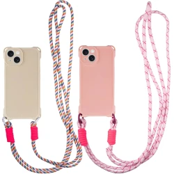 Чохол TPU CrossBody with straps для Apple iPhone 15 (6.1")
