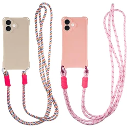 Чохол TPU CrossBody with straps для Apple iPhone 16 Plus (6.7")