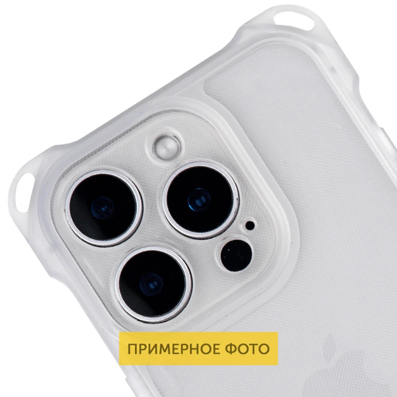 Чехол TPU CrossBody with straps для Apple iPhone 16e / 17e (6.1"), Transparent 2, TPU, купить оптом с доставкой