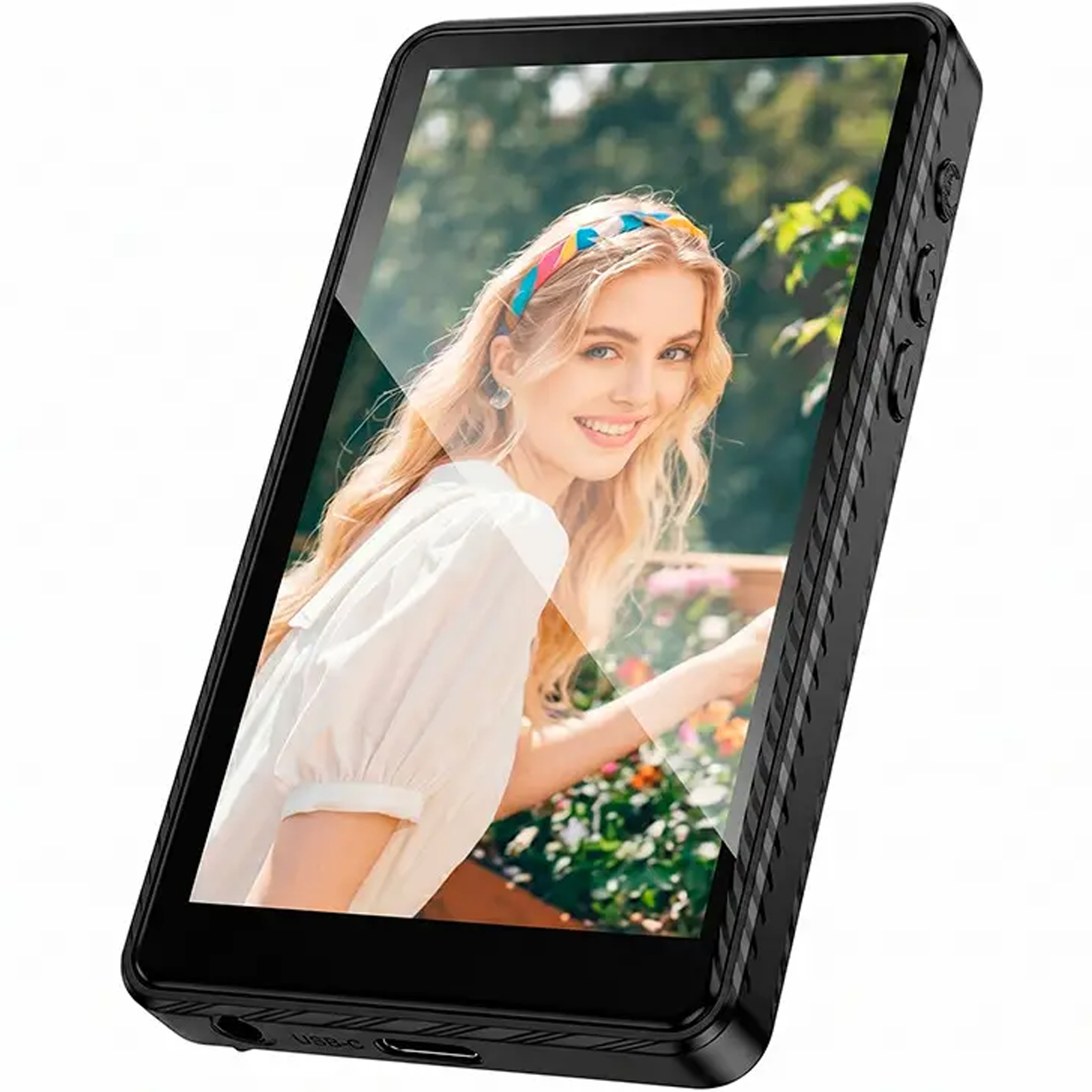 Беспроводной дублирующий экран / монитор для селфи Hoco DI100 with Magnetic, Black 2, купить оптом с доставкой
