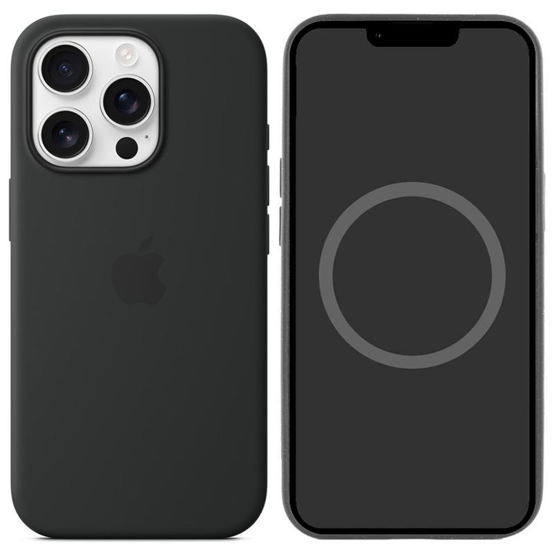 Чохол Silicone case (AAA) with Magsafe and Animation для Apple iPhone 16 Pro (6.3) на малюнкі №1