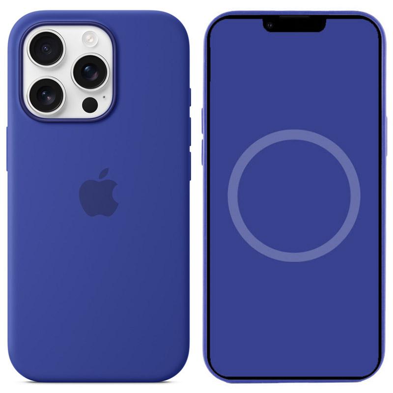 Чохол Silicone case (AAA) with Magsafe and Animation для Apple iPhone 16 Pro (6.3) на малюнкі №1