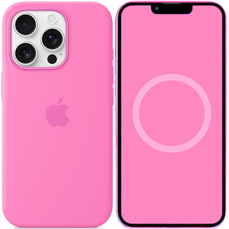 Чохол Silicone case (AAA) with Magsafe and Animation для Apple iPhone 16 Pro (6.3) на малюнкі №1