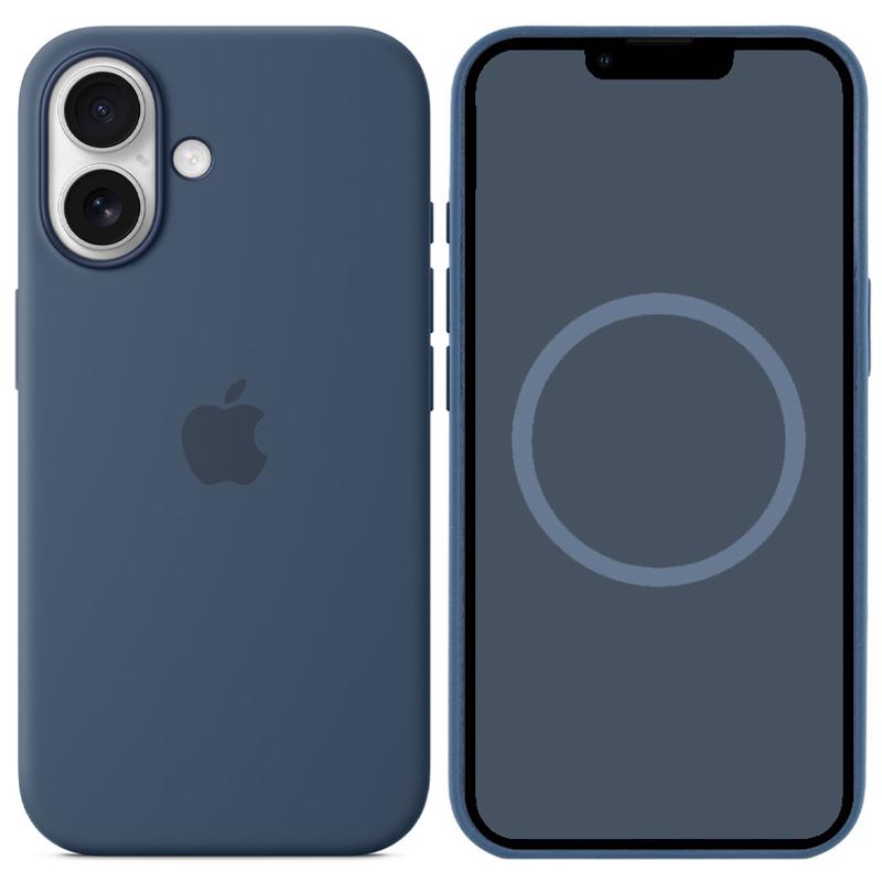 Чохол Silicone case (AAA) with Magsafe and Animation для Apple iPhone 16 Plus (6.7) на малюнкі №1